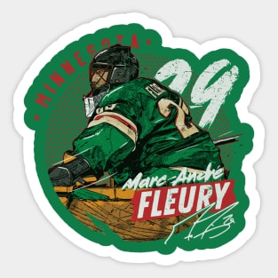 Marc-Andre Fleury Minnesota Dots Sticker